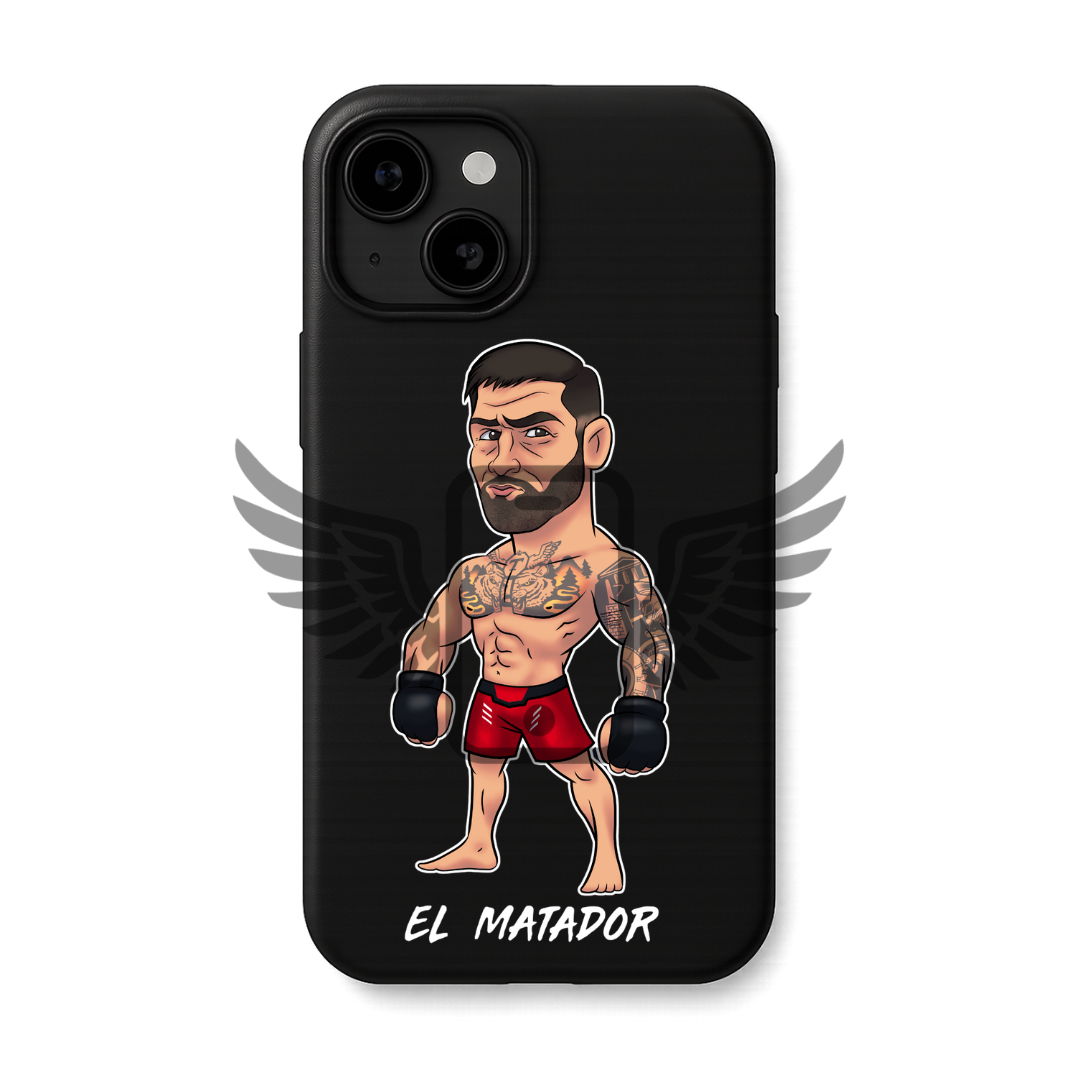Ilia Topuria Caricature Phone Case