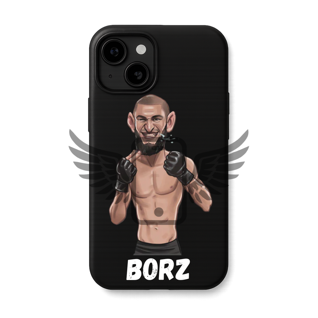 Khamzat Chimaev Portrait Phone Case