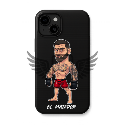 Ilia Topuria Caricature Phone Case