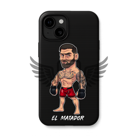 Ilia Topuria Caricature Phone Case